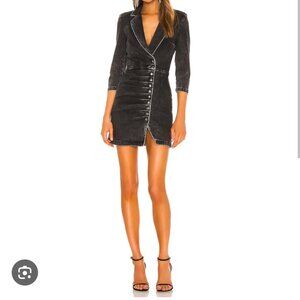 Retrofete Willa Mini Dress in Black Denim Retrofête Shirtdress XS